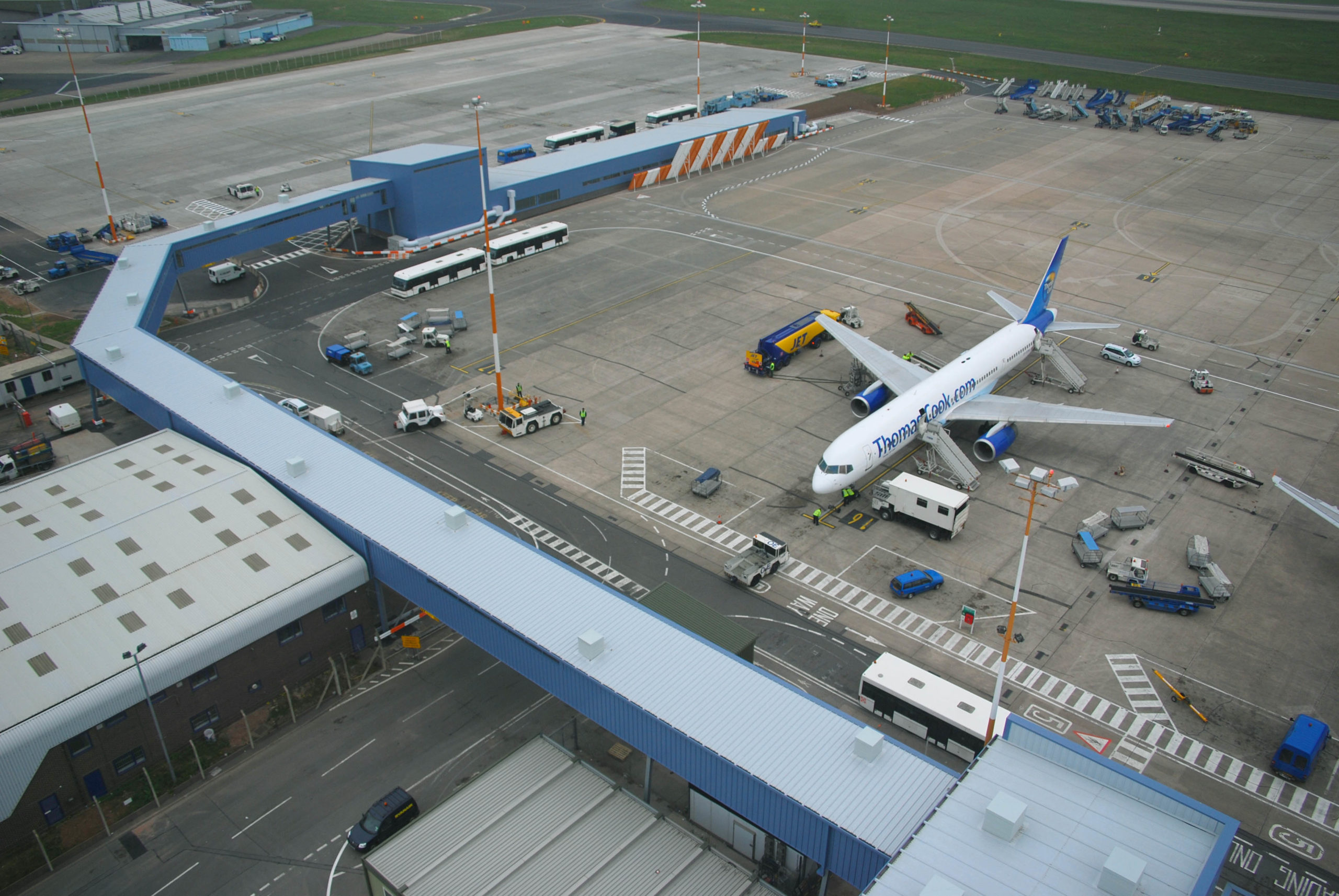East Midlands Airport - Terminal Link Aerial View